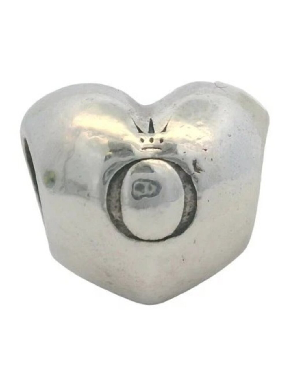 Pandora 925 Sterling Silver and 14kt Yellow Gold Love Struck Arrow Heart Charm